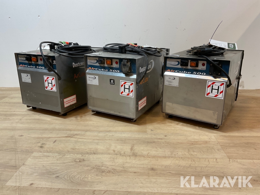 Luftrenare Dustcontrol DC AirCube 500 3 st