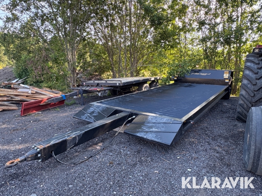 Maskintrailer Swed-Trailer 8 ton