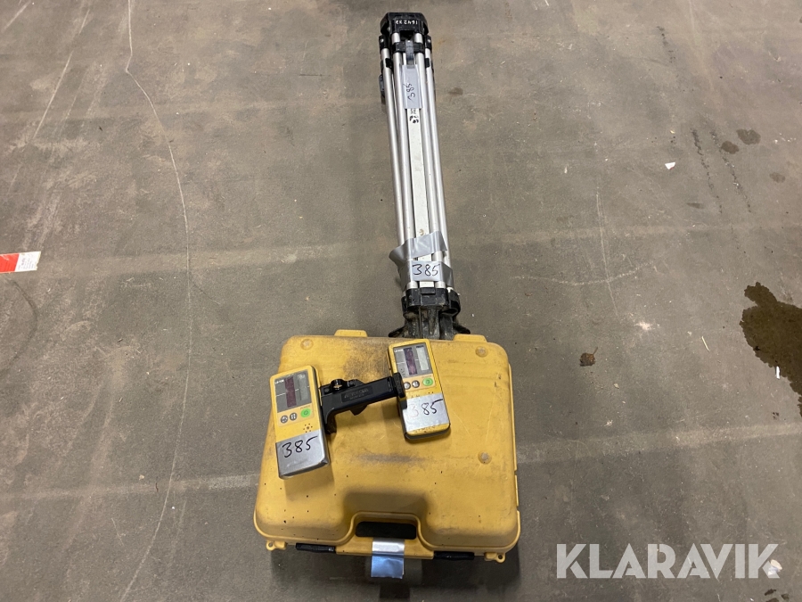 Planlaser 1st, Handmottagare 2st, Vevbartstativ 1st Topcon RL-H3A / LS-70B