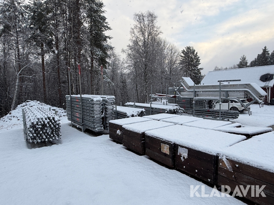 Byggnadsställning Layher/Altrad ca 350m2