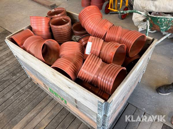 Diverse PP-muffar 200mm