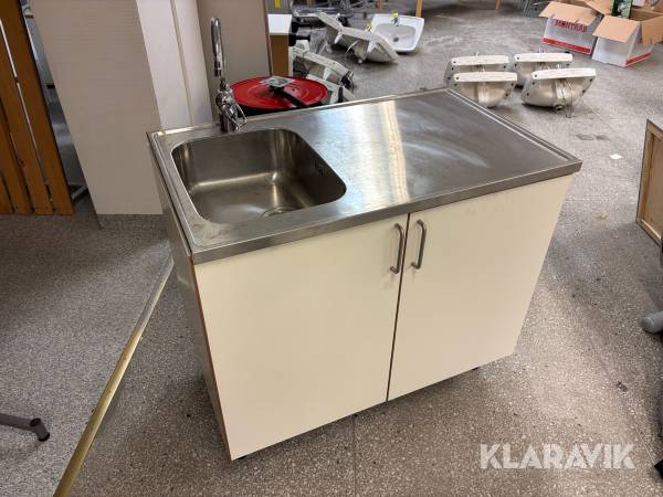 Diskbänk med skåp Marbodal