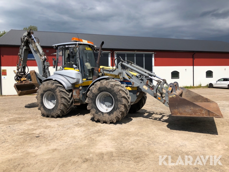 Grävlastare  Lännen  8600C Tiltrotator / 2 skopor