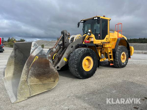 Hjullastare Volvo L180H med 6,5m3 skopa