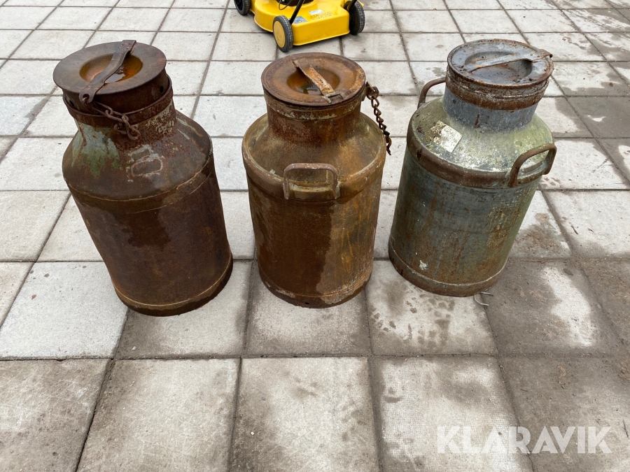Mjölkkannor 3st