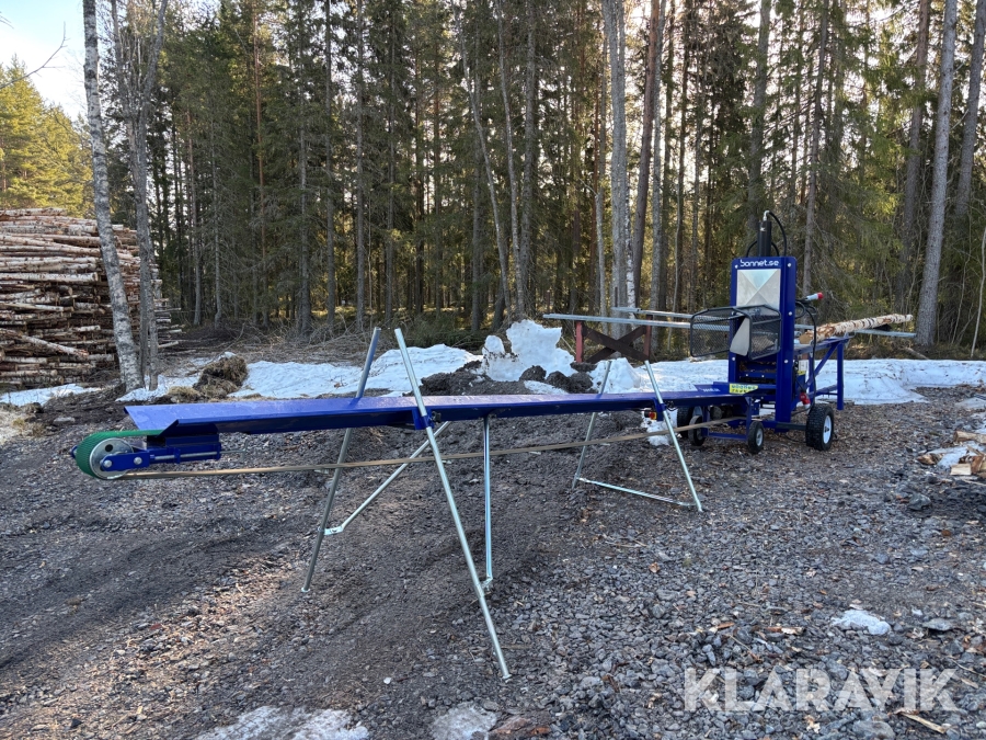 Komplett vedklipp med stockbord Bonnet Log Clip 300