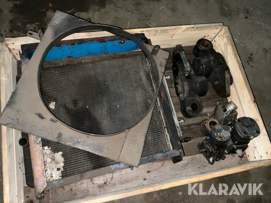 Reservdelar kylare, kompressor, bromslänk till Rottne rapid