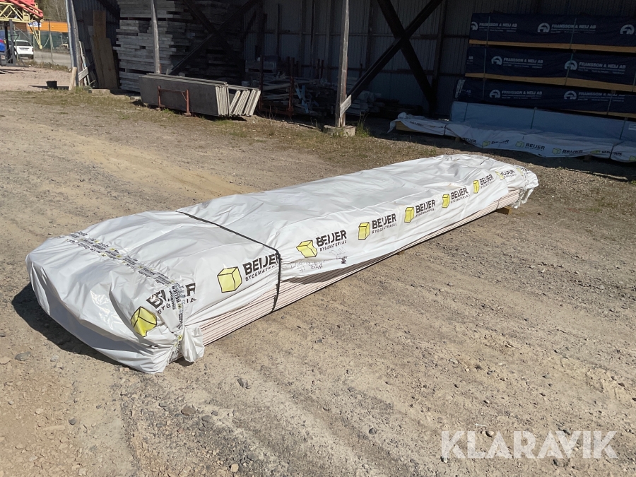 Enkelfas grundmålade 5,1m 22x120mm 152st