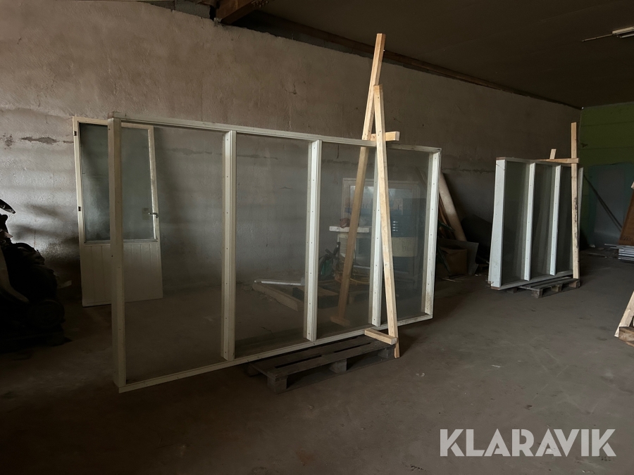 Englasfönster 3 st