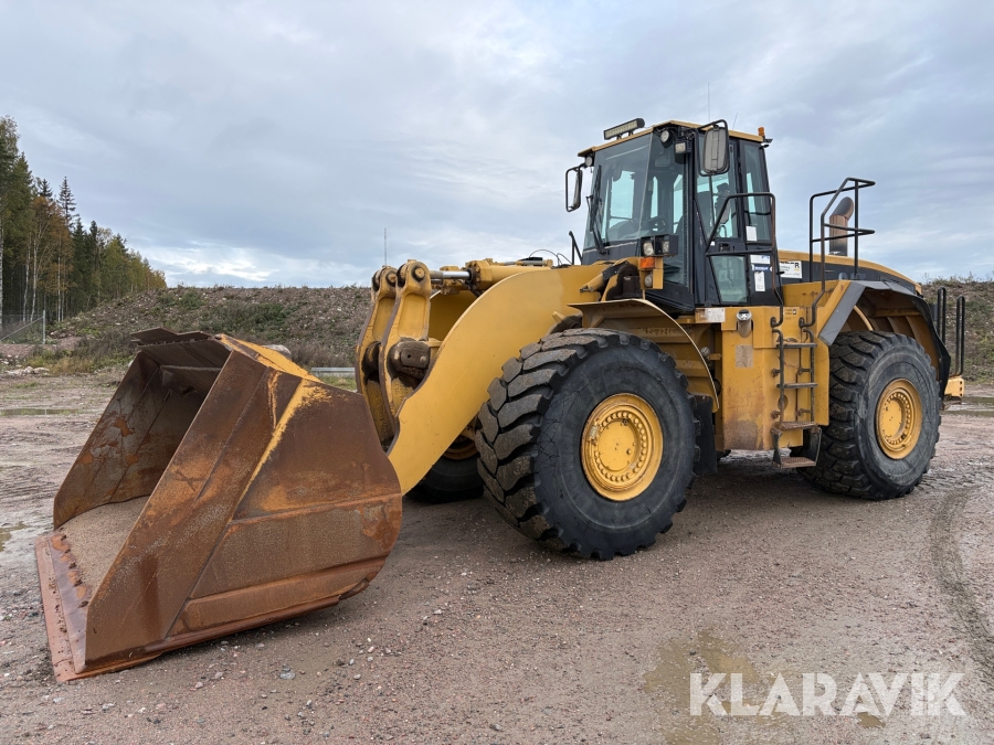 Hjullastare CAT 980G med fast skopa