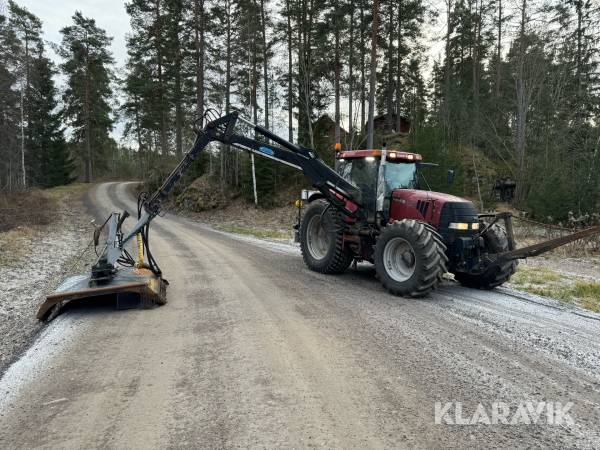 Traktor Case CVX1190 TopLine med slagkraft klipputrustning