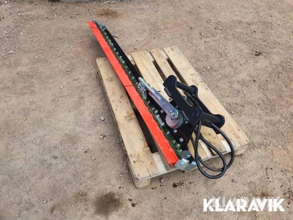 Hydraulisk slåtterbalk / Häckklipp till grävmaskin S40