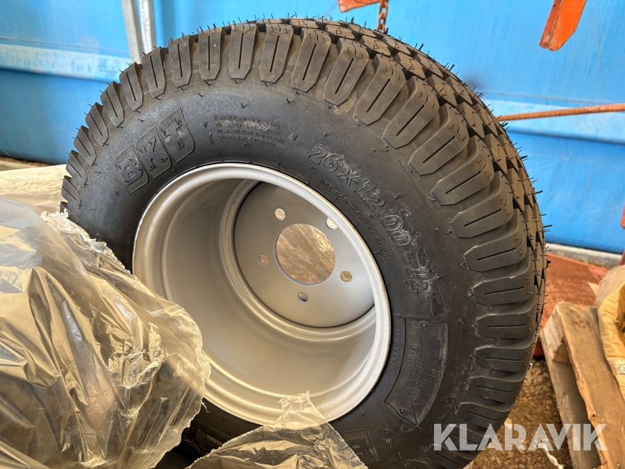 Däck till redskapsbärare BKT 26x12.00-12 4 st