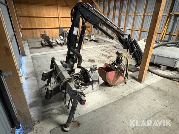 Kran Hiab 022 med skopa