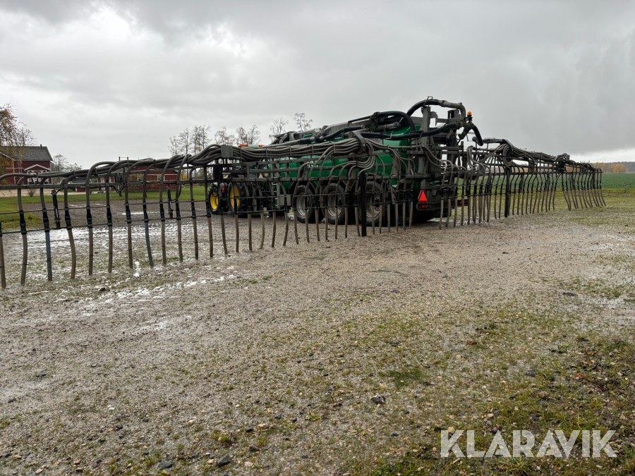 Ramp till gödseltunna Samson SBX2 24 24 m delavstängning