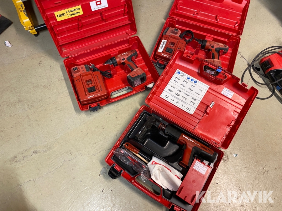 Paket med byggmaskiner