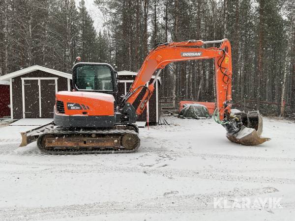 Grävmaskin Doosan DX80R