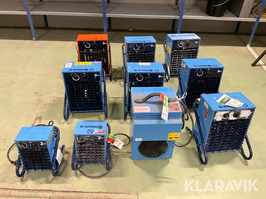 Fläktar 10st El-Björn VF9B, TF3EL, VF21A