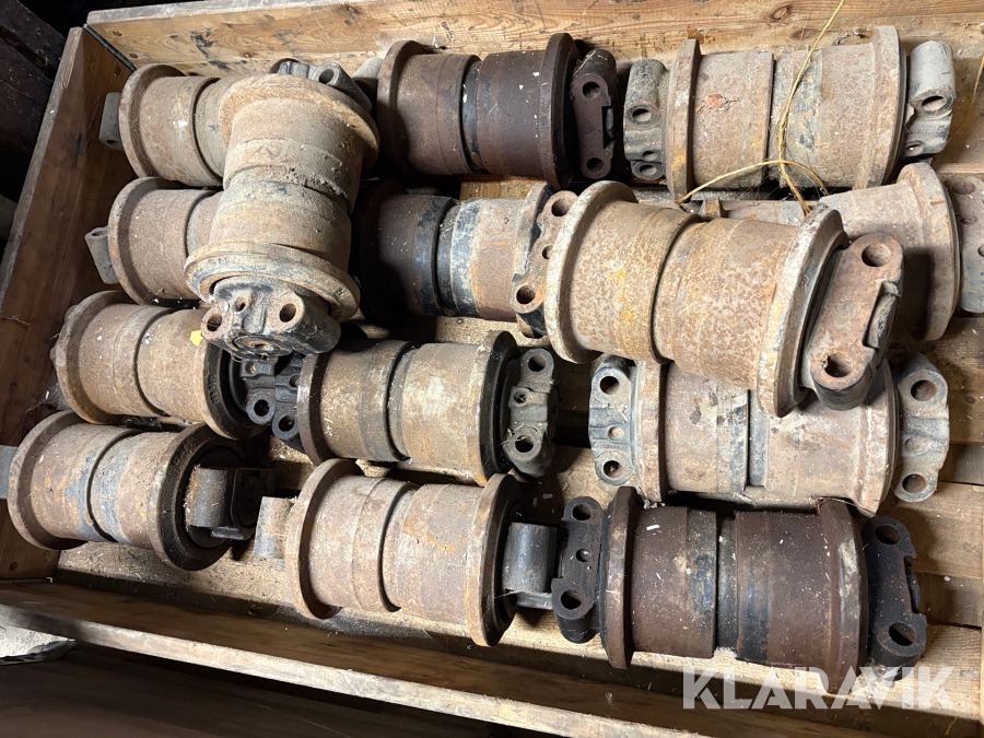 Underrullar till en grävmaskin Cat 320D 14st