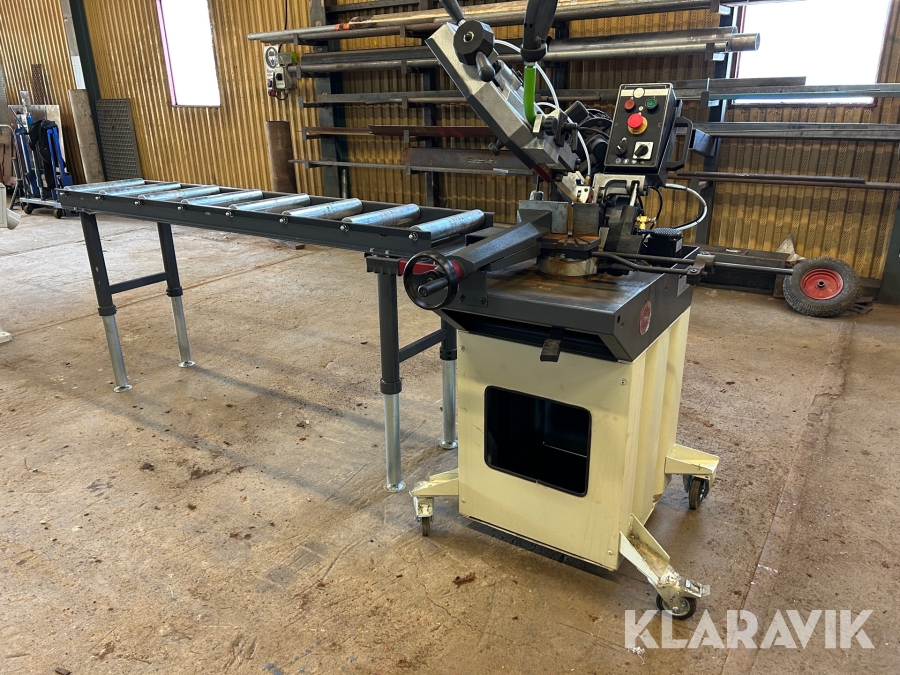 Bandsåg Lindahl & Nermark LBH-170 med rullbänk