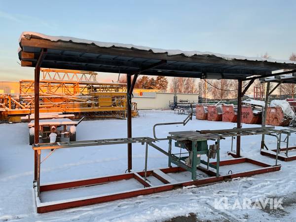 Gerdesåg med takstativ