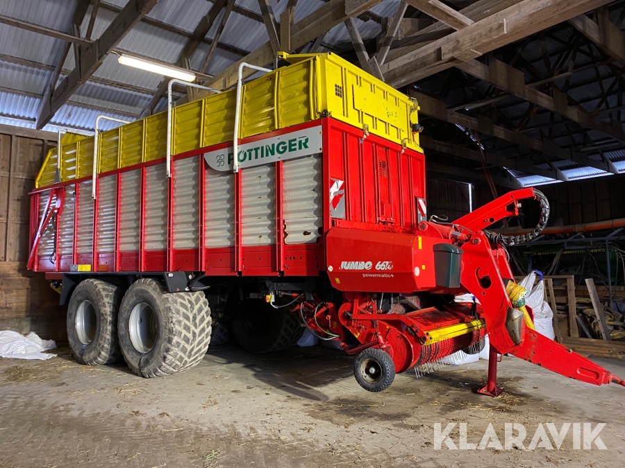 Snittvagn Pöttinger Jumbo 6610 L Powermatic plus 66m3