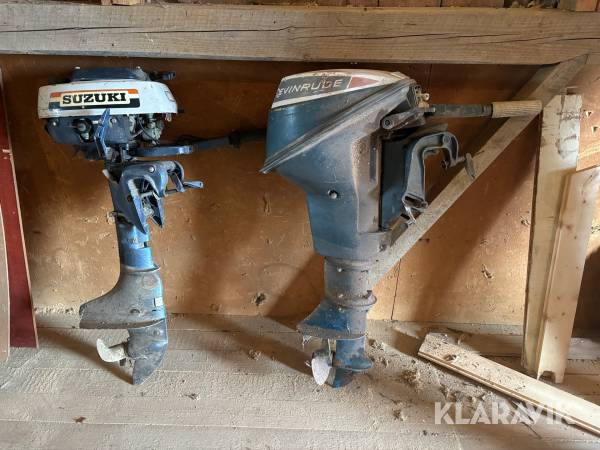 Båtmotor Evinrude & Suzuki 2 stycken