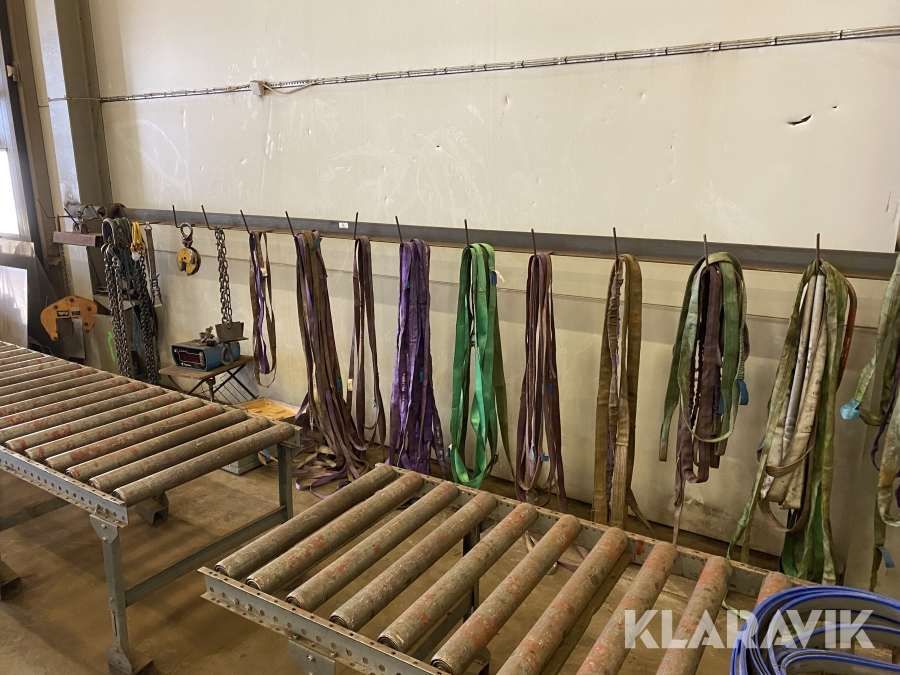 Lyftverktyg, stroppar och vågar