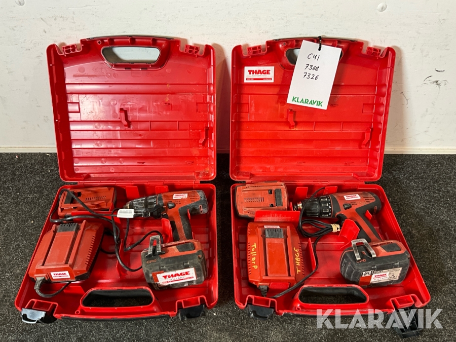 Skruvdragare 2st Hilti SFC 22-A