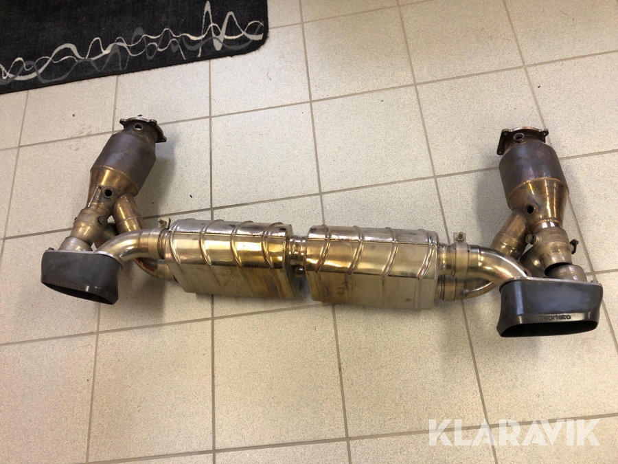 Effektavgassystem Capristo med spjäll