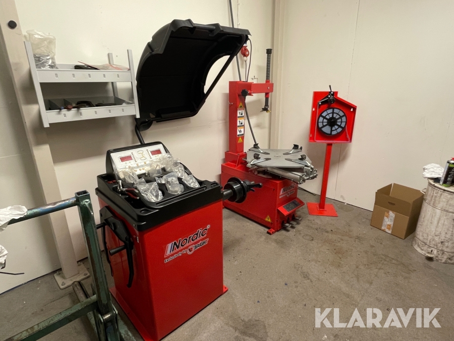 Däckbalanseringsmaskin / däckmaskin / vikthållare Nordic