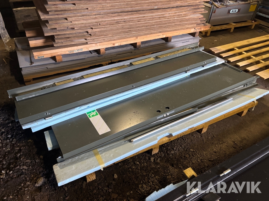 Pardörr/ståldörr Robust 15X25 1st med karm