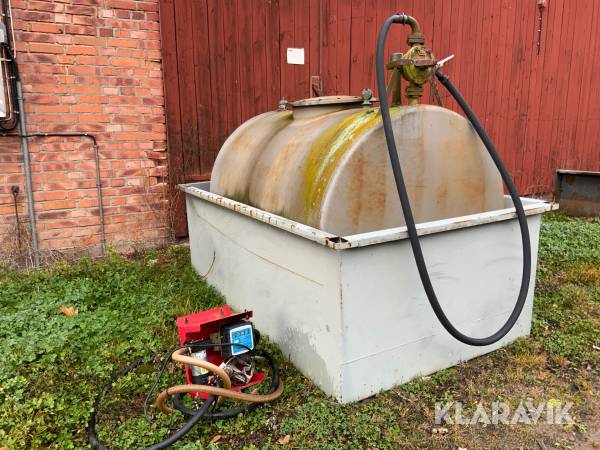 Dieseltank Emtunga Mek. Verkstad 1500l