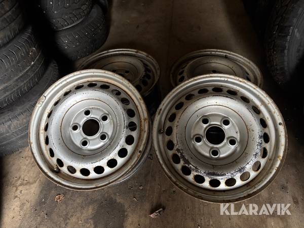 Plåtfälgar 16 tums 4 st till Volkswagen Transporter