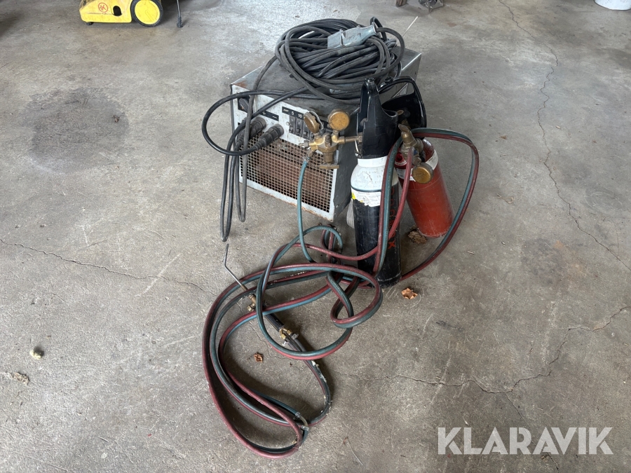 Svetslikriktare Tramo Oerlikon inklusive gastuber och skärmunstycke