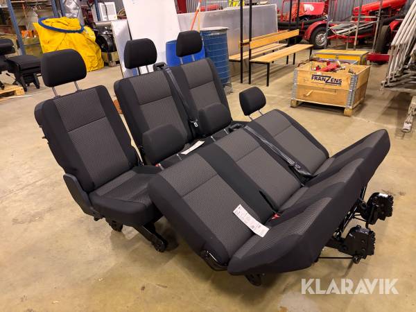 Baksäte 5-sits Volkswagen Transporter/Caravelle 3/2/1 säte