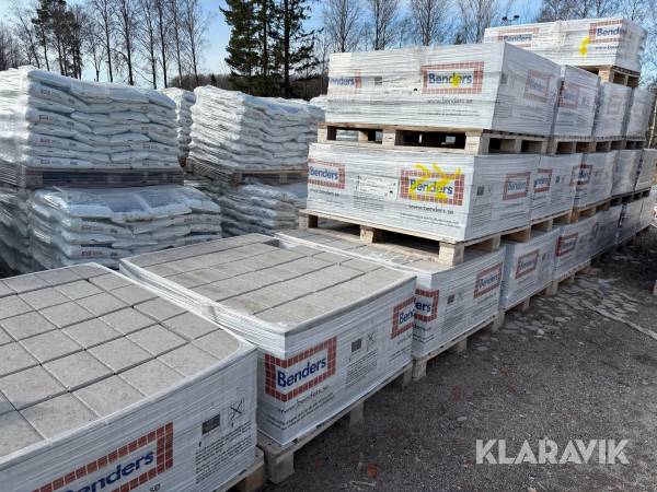 Marksten Benders Bas fasad grå 25st pallar