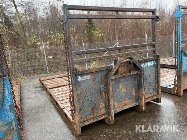 Maskinflak Lastväxlarflak med galge Vislanda