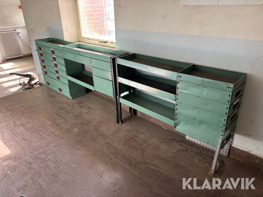 Verkstadsinredning till skåpbil