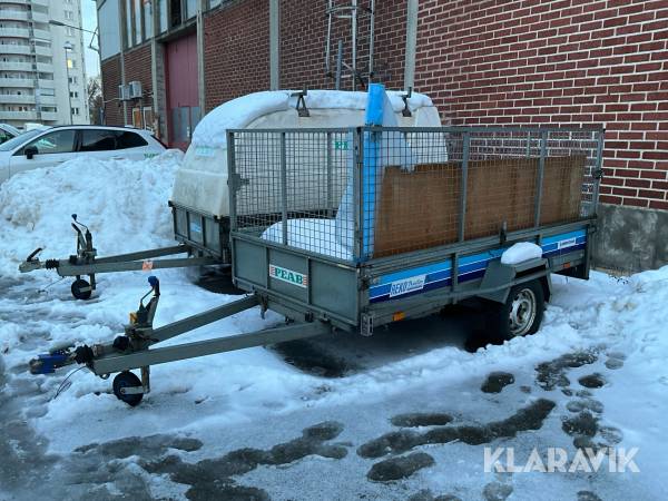 Personbilssläp Rekotrailer med nätgrindar