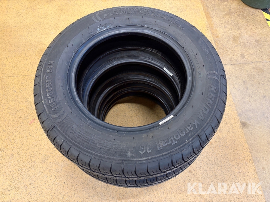 Däck 4 st till släp Kenda 155/80R13