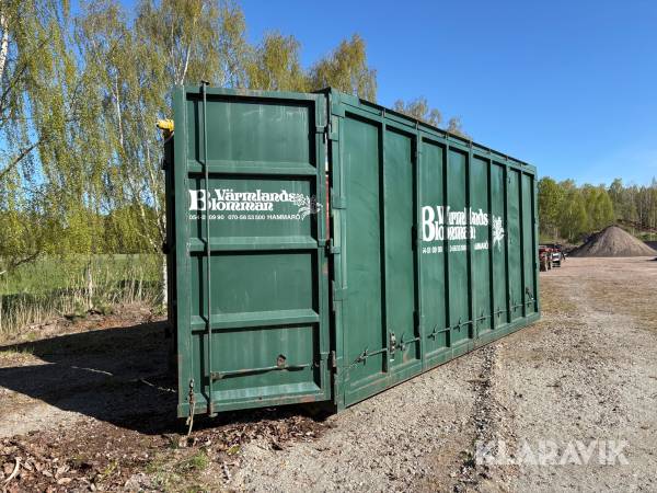 Lastväxlarflak med täckduk