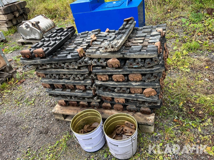 Gummipads för stållarver 600 mm, 86 st