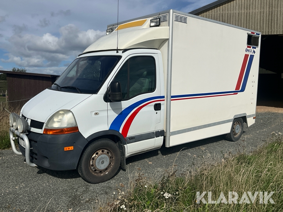 Hästlastbil B-kort Renault Master