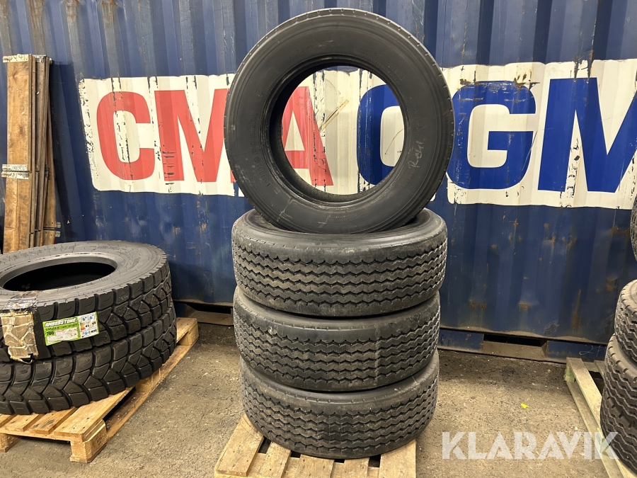 Lastbilsdäck Regummerat Windpower Z12 315/60R22,5 4 st