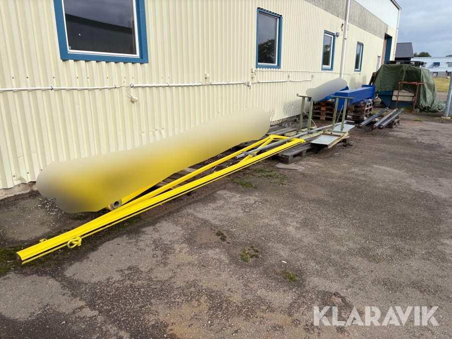 Pelarsvängkran 5m/250kg med lyftmotor