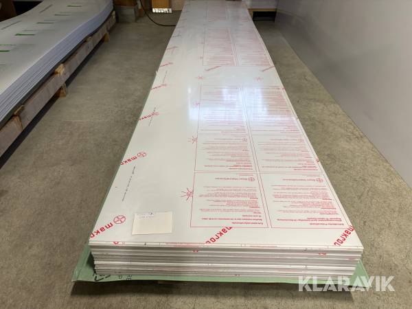 Polykarbonatskivor Makrolon 597x3015
