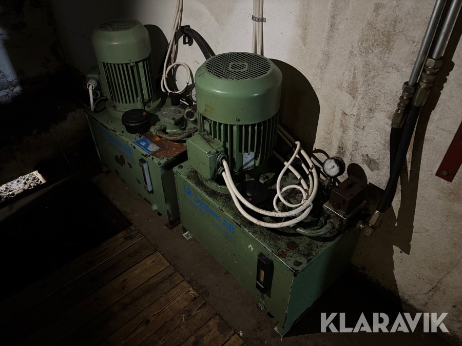 Hydraulpumpar LR System med 50 L tank 2 st
