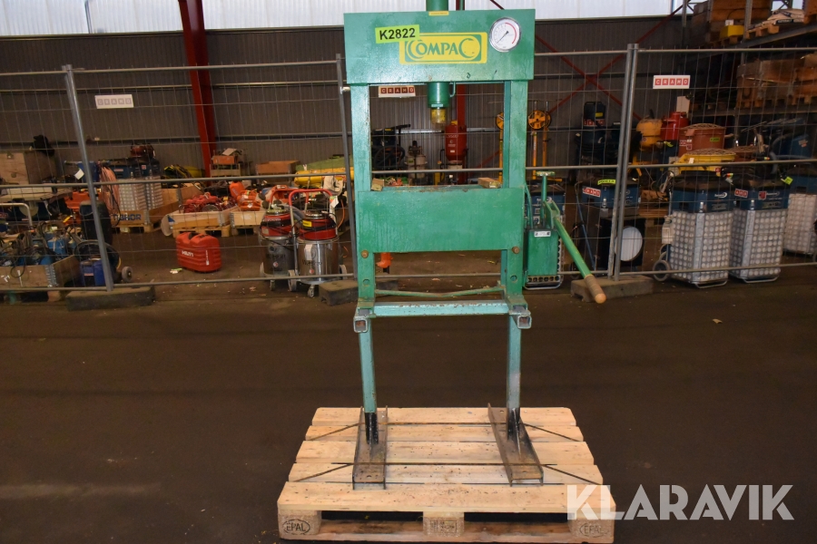 Hydraulisk press Compac 12.000 kg