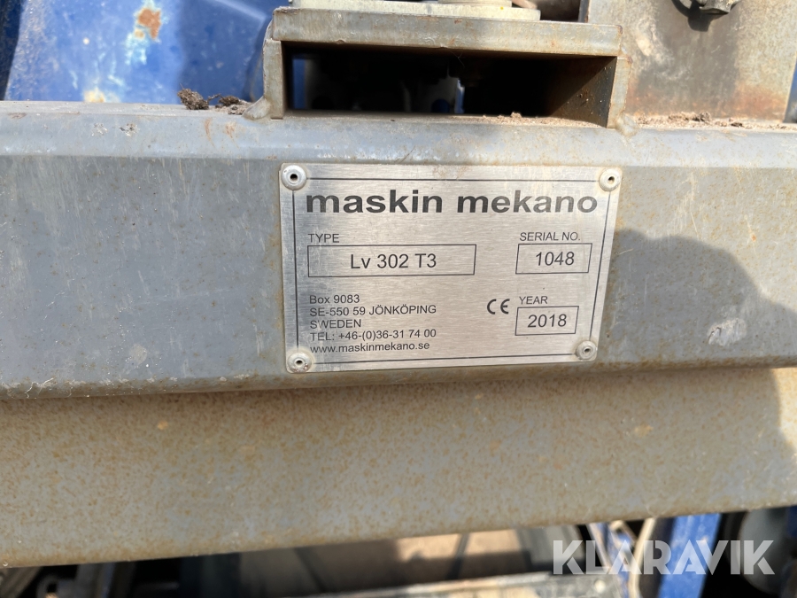 Sorteringsverk Maskin Mekano LV 302 T3 lastväxlarram